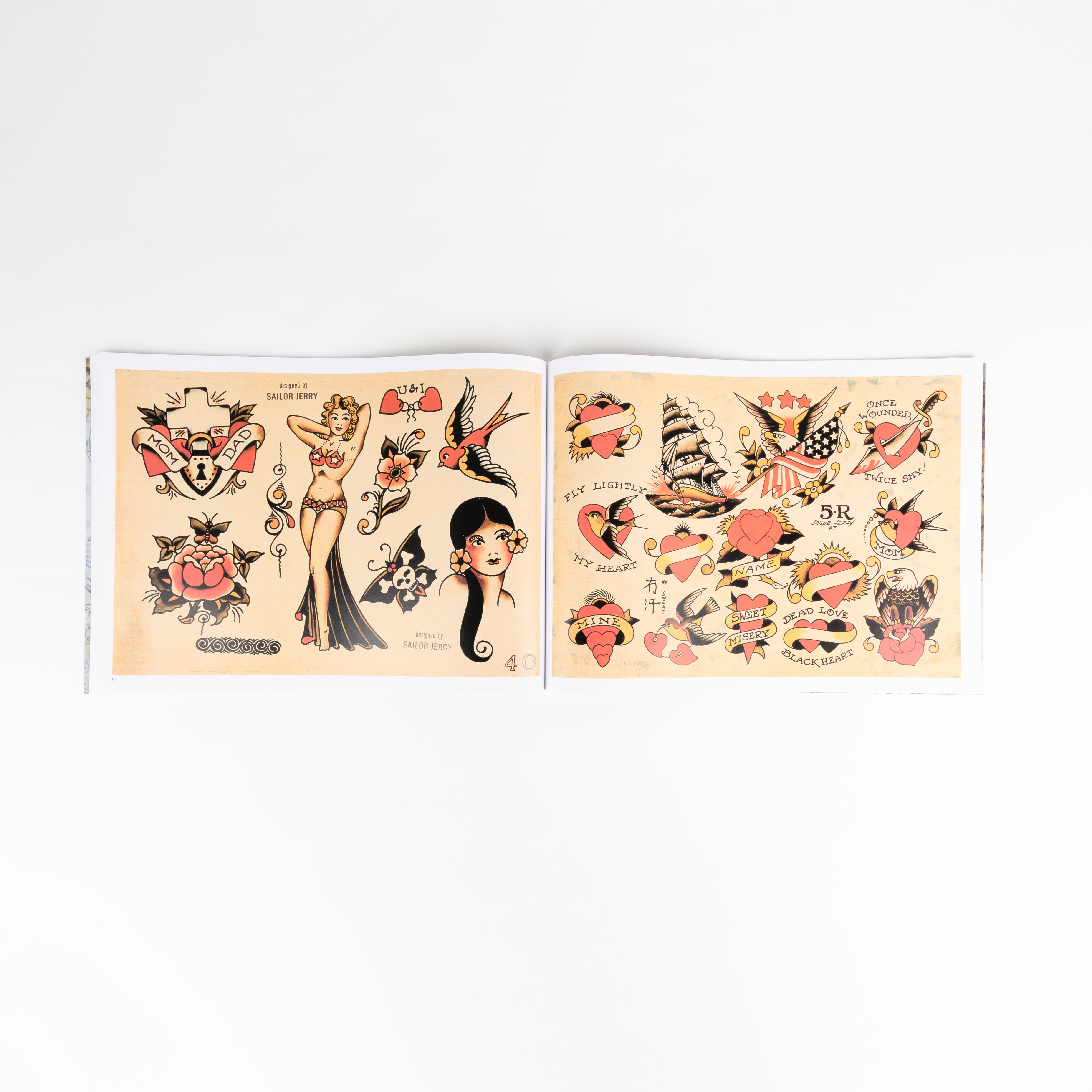 アート・デザイン・音楽 Sailor Jerry Tattoo Flash Volume 2 Sailor Jerry Tattoo Flash: Volume Two – Hardy Marks Publications