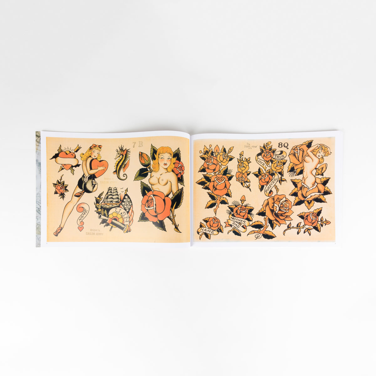 Sailor Jerry Tattoo Flash Volume Two interior spread