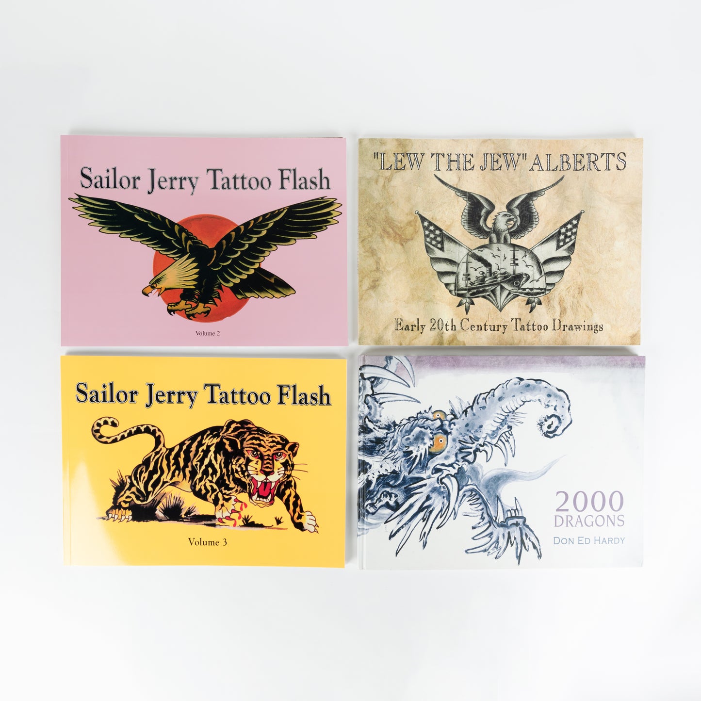 Sampler Bundle 2 - Sailor Jerry Volumes Two and Three, 2000 Dragons, Lew the Jew Alberts