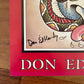TATTOO FLASH flier from 1990 - SIGNED BY DON ED HARDY