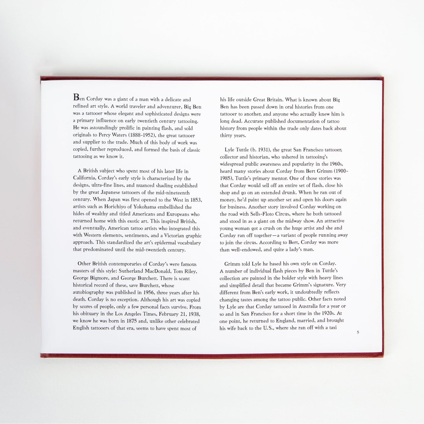 Tattoo Travel Book - Ben Corday 2010 Edition