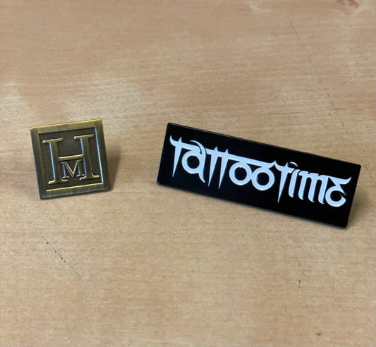 Tattootime and Hardy Marks logo Pins!